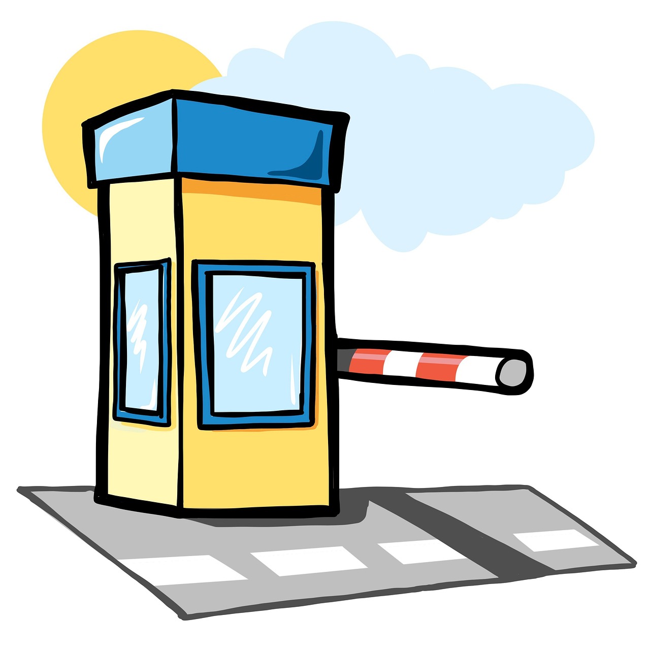 checkpoint toll booth